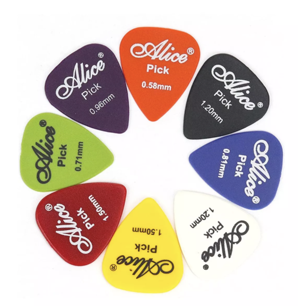 Set de uñetas 50pcs Guitarra & Bajo Alice 6002837